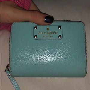 Kate spade turquoise wallet